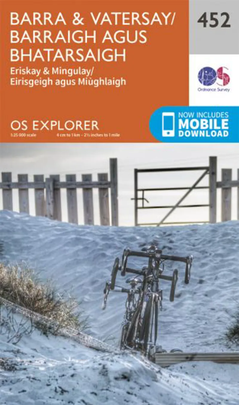 OS Explorer Map 452 - Barra and Vatersay / Barraigh Agus Bhatarsaigh